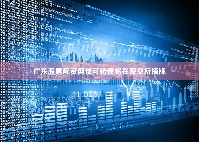 广东股票配资网该可转债将在深交所摘牌